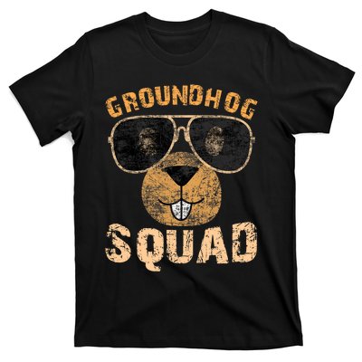 Funny Groundhog Squad Happy Groundhog Day 2024 T-Shirt