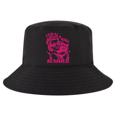 Feral Girl Summer Funny Feral Girl Summer Cool Comfort Performance Bucket Hat
