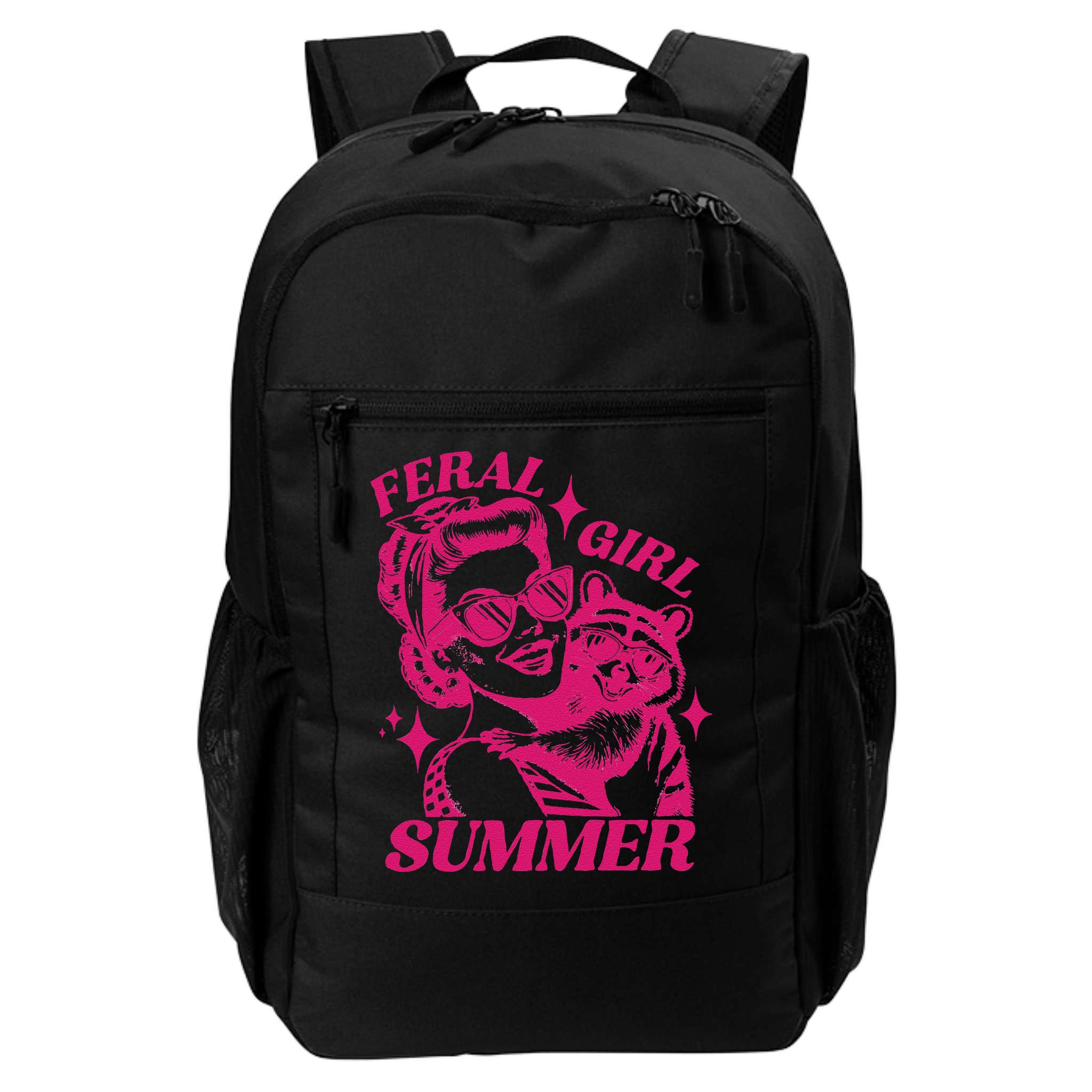 Feral Girl Summer Funny Feral Girl Summer Backpack