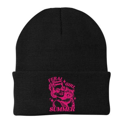 Feral Girl Summer Funny Feral Girl Summer Beanie