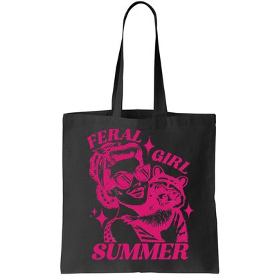 Feral Girl Summer Funny Feral Girl Summer Bag