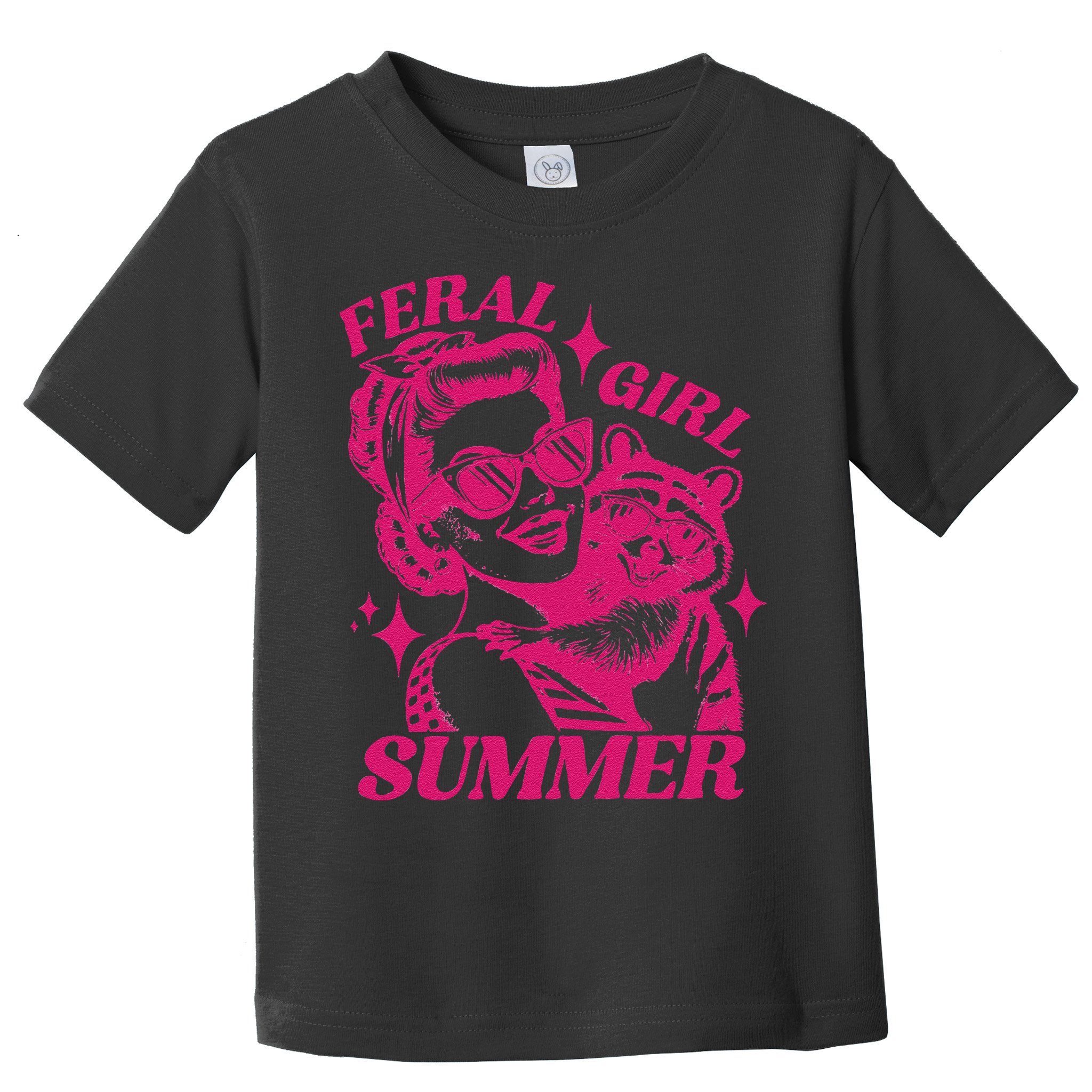 Feral Girl Summer Funny Feral Girl Summer Toddler T-Shirt