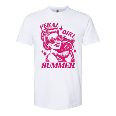 Feral Girl Summer Funny Feral Girl Summer Softstyle® CVC T-Shirt