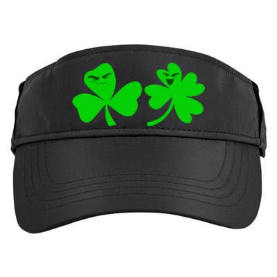 Funny Green Shamrock Clover Irish Lucky St Patrick's Day Adult Drive Performance Visor