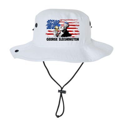 Funny George Sloshington USA American Flag Legacy Cool Fit Booney Bucket Hat