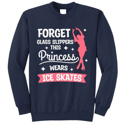 Forget Glass Slippers This Princess Wears Ice Skates Skating Sweatshirt