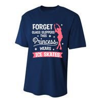 Forget Glass Slippers This Princess Wears Ice Skates Skating Performance Sprint T-Shirt