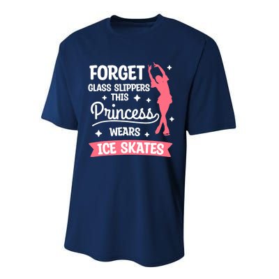 Forget Glass Slippers This Princess Wears Ice Skates Skating Performance Sprint T-Shirt