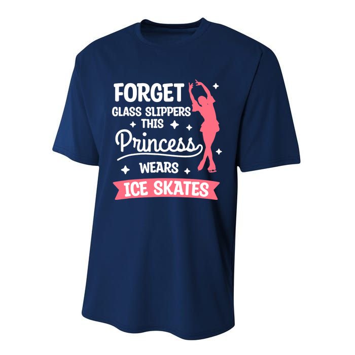 Forget Glass Slippers This Princess Wears Ice Skates Skating Performance Sprint T-Shirt