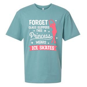 Forget Glass Slippers This Princess Wears Ice Skates Skating Sueded Cloud Jersey T-Shirt