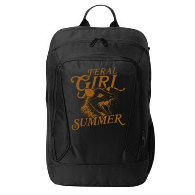 Feral Girl Summer Funny City Backpack