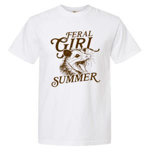 Feral Girl Summer Funny Garment-Dyed Heavyweight T-Shirt