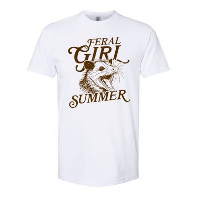 Feral Girl Summer Funny Softstyle® CVC T-Shirt