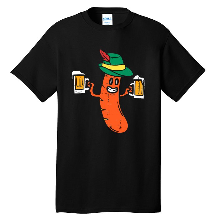 Funny German Sausage Oktoberfest Wurst Bavarian Tall T-Shirt