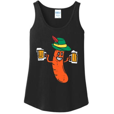 Funny German Sausage Oktoberfest Wurst Bavarian Ladies Essential Tank