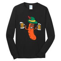 Funny German Sausage Oktoberfest Wurst Bavarian Tall Long Sleeve T-Shirt