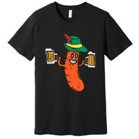 Funny German Sausage Oktoberfest Wurst Bavarian Premium T-Shirt