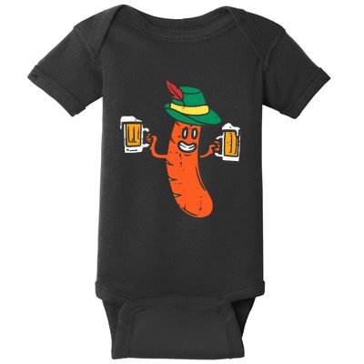 Funny German Sausage Oktoberfest Wurst Bavarian Baby Bodysuit