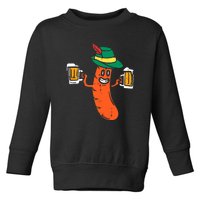 Funny German Sausage Oktoberfest Wurst Bavarian Toddler Sweatshirt