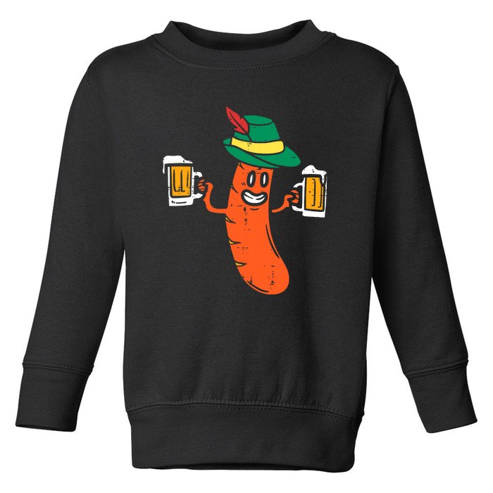 Funny German Sausage Oktoberfest Wurst Bavarian Toddler Sweatshirt