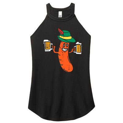 Funny German Sausage Oktoberfest Wurst Bavarian Women’s Perfect Tri Rocker Tank