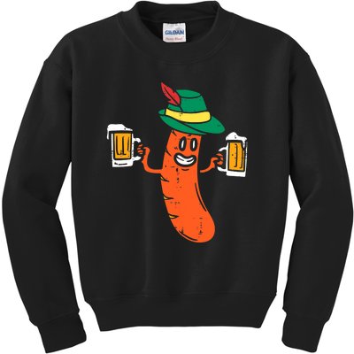 Funny German Sausage Oktoberfest Wurst Bavarian Kids Sweatshirt