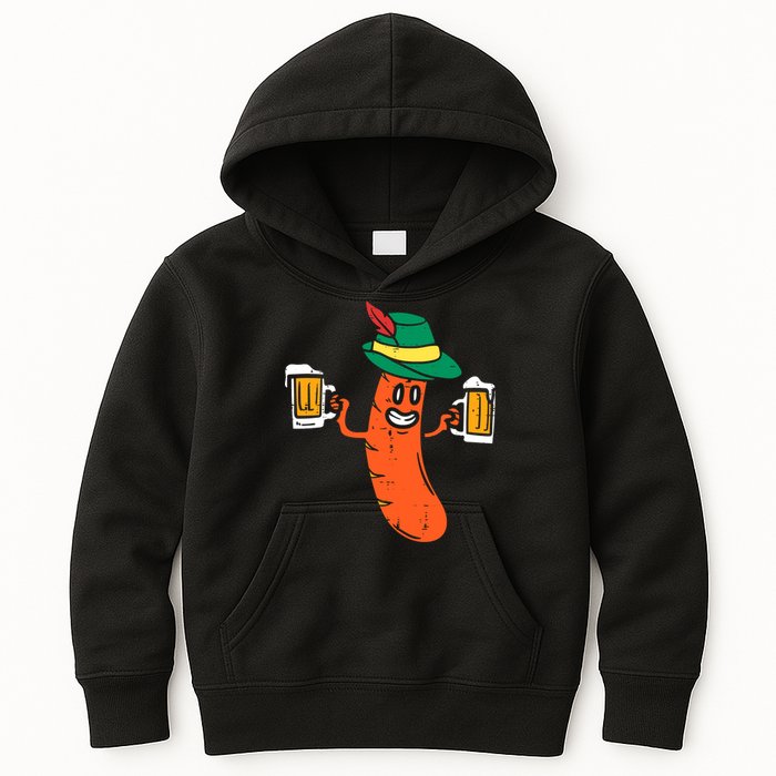 Funny German Sausage Oktoberfest Wurst Bavarian Kids Hoodie