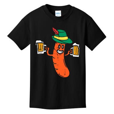 Funny German Sausage Oktoberfest Wurst Bavarian Kids T-Shirt