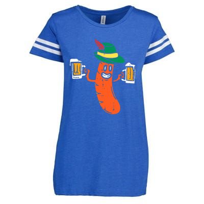 Funny German Sausage Oktoberfest Wurst Bavarian Enza Ladies Jersey Football T-Shirt