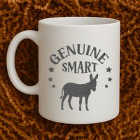 Funny Genuine Smart Ass Donkey Graphic Mug