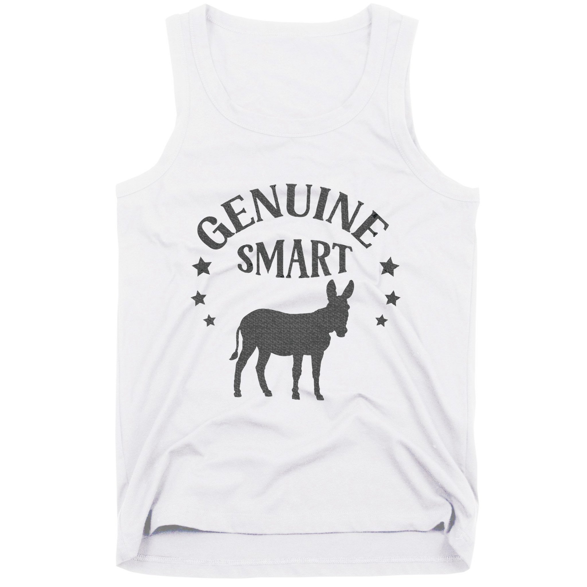 Funny Genuine Smart Ass Donkey Graphic Tank Top