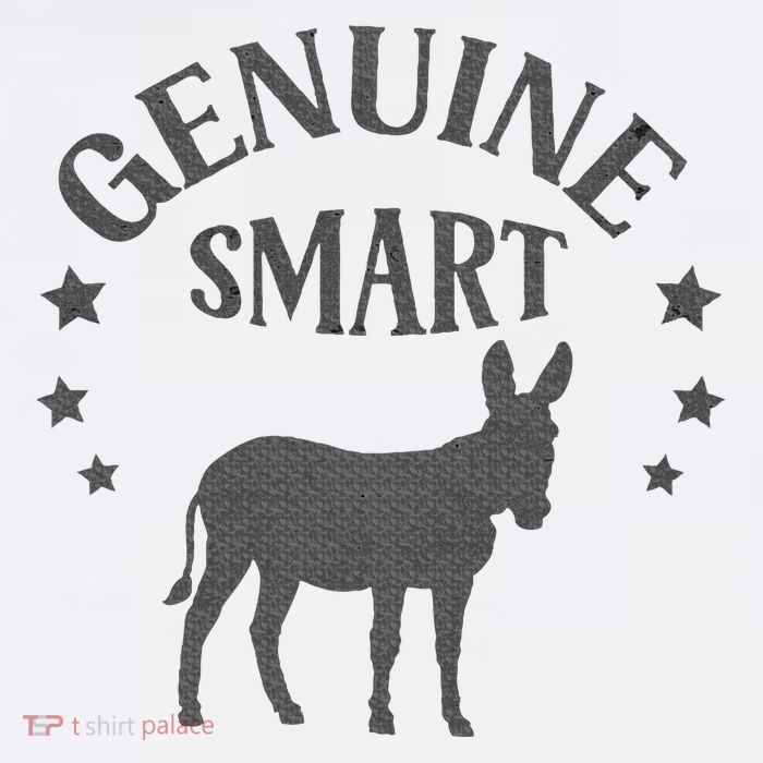 Funny Genuine Smart Ass Donkey Graphic Womens T-Shirt