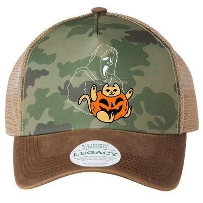 Funny Ghostface Scream Halloween Legacy Tie Dye Trucker Hat