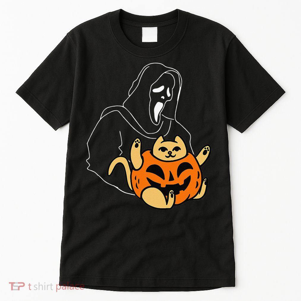 Funny Ghostface Scream Halloween Tall T-Shirt