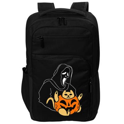 Funny Ghostface Scream Halloween Impact Tech Backpack