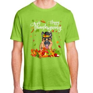 Fun Ger Shepherd Thanksgiving Autumn Dog Lover Cool Gift Adult ChromaSoft Performance T-Shirt