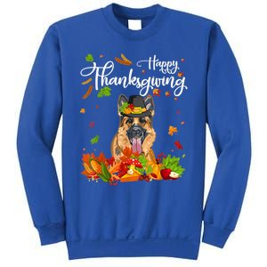 Fun Ger Shepherd Thanksgiving Autumn Dog Lover Cool Gift Sweatshirt