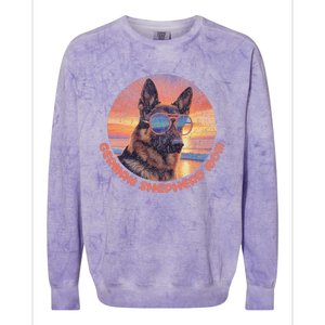 Funny German Shepherd Mom GSD Schäferhund Mom Mama Colorblast Crewneck Sweatshirt