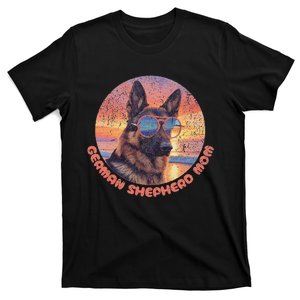 Funny German Shepherd Mom GSD Schäferhund Mom Mama T-Shirt