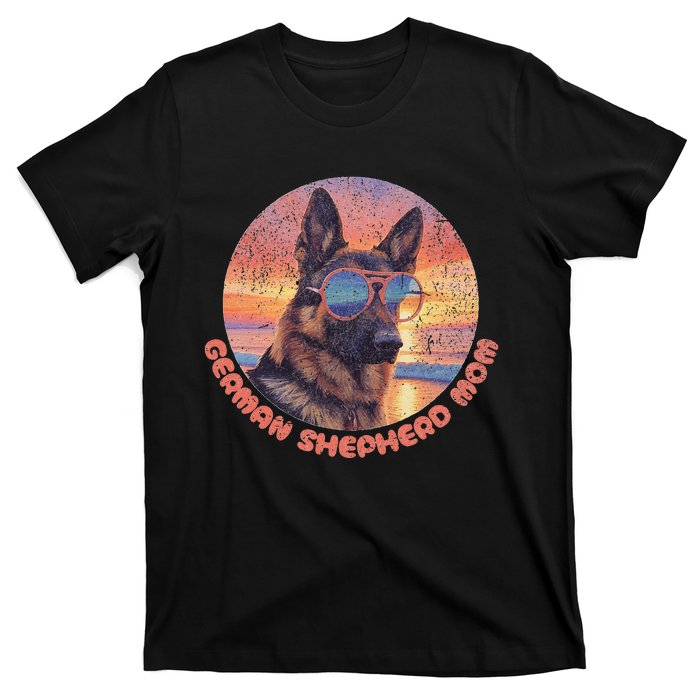 Funny German Shepherd Mom GSD Schäferhund Mom Mama T-Shirt