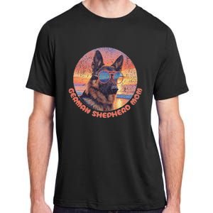 Funny German Shepherd Mom GSD Schäferhund Mom Mama Adult ChromaSoft Performance T-Shirt