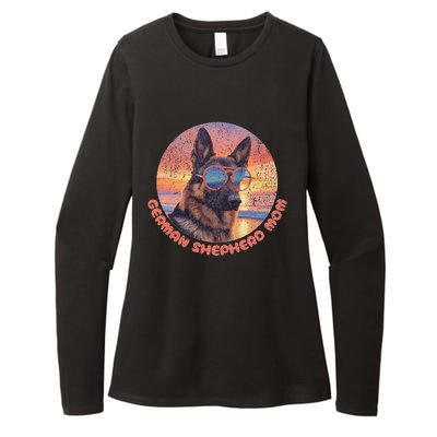 Funny German Shepherd Mom GSD Schäferhund Mom Mama Womens CVC Long Sleeve Shirt