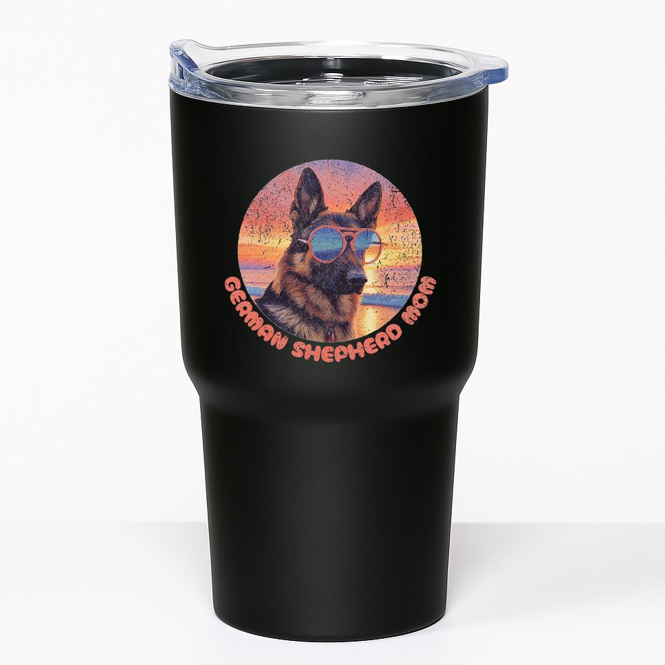 Funny German Shepherd Mom GSD Schäferhund Mom Mama Tumbler
