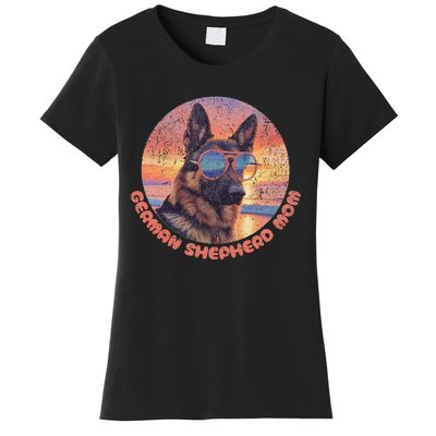 Funny German Shepherd Mom GSD Schäferhund Mom Mama Women's T-Shirt