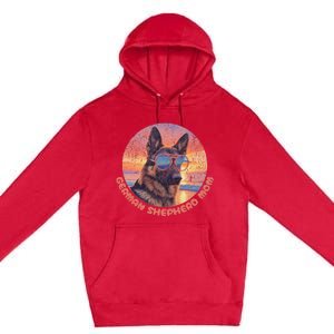 Funny German Shepherd Mom GSD Schäferhund Mom Mama Premium Pullover Hoodie