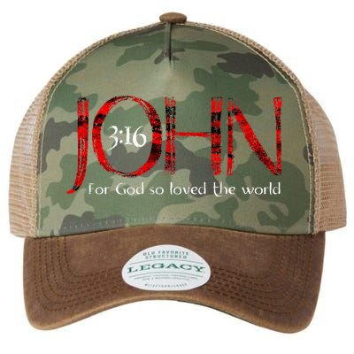 For God So Loved The World John 316 Legacy Tie Dye Trucker Hat