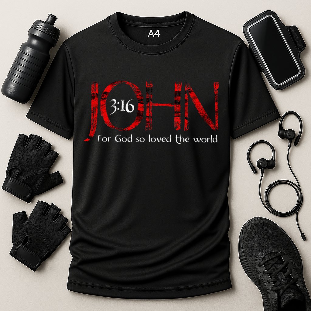 For God So Loved The World John 316 Cooling Performance Crew T-Shirt