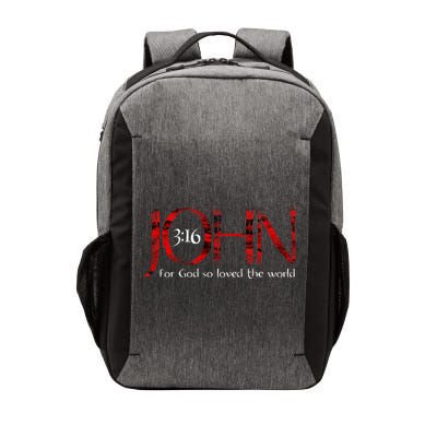 For God So Loved The World John 316 Vector Backpack