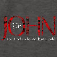 For God So Loved The World John 316 Vector Backpack