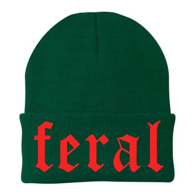 Feral Girl Summer Fun Design Knit Cap Winter Beanie